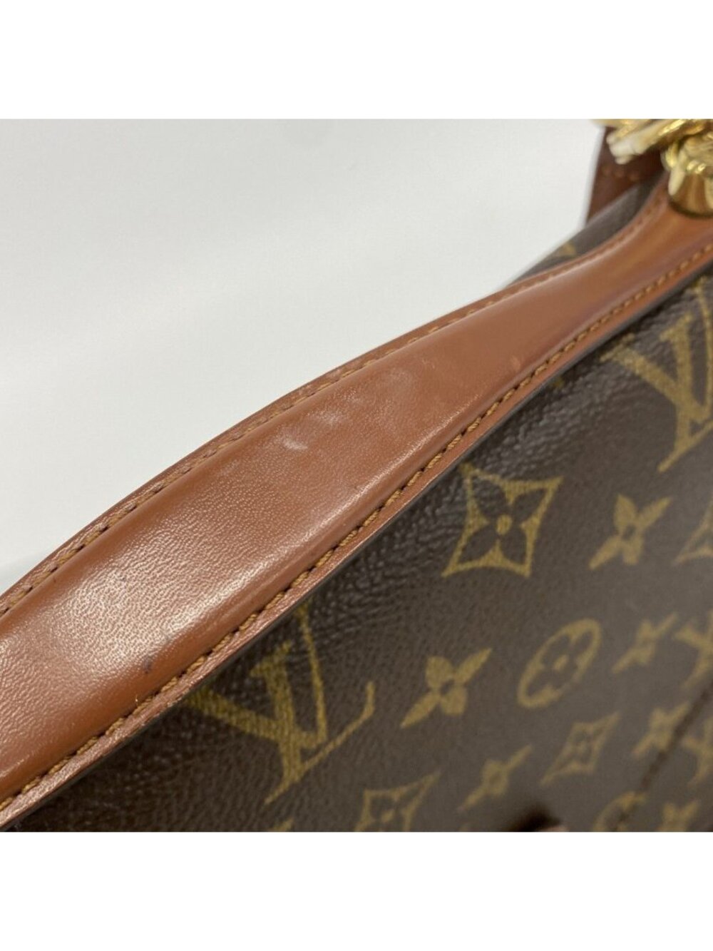Louis Vuitton Handbag Monogram Monceau 28 Brown 2-Way Bag - Picture 10 of 10